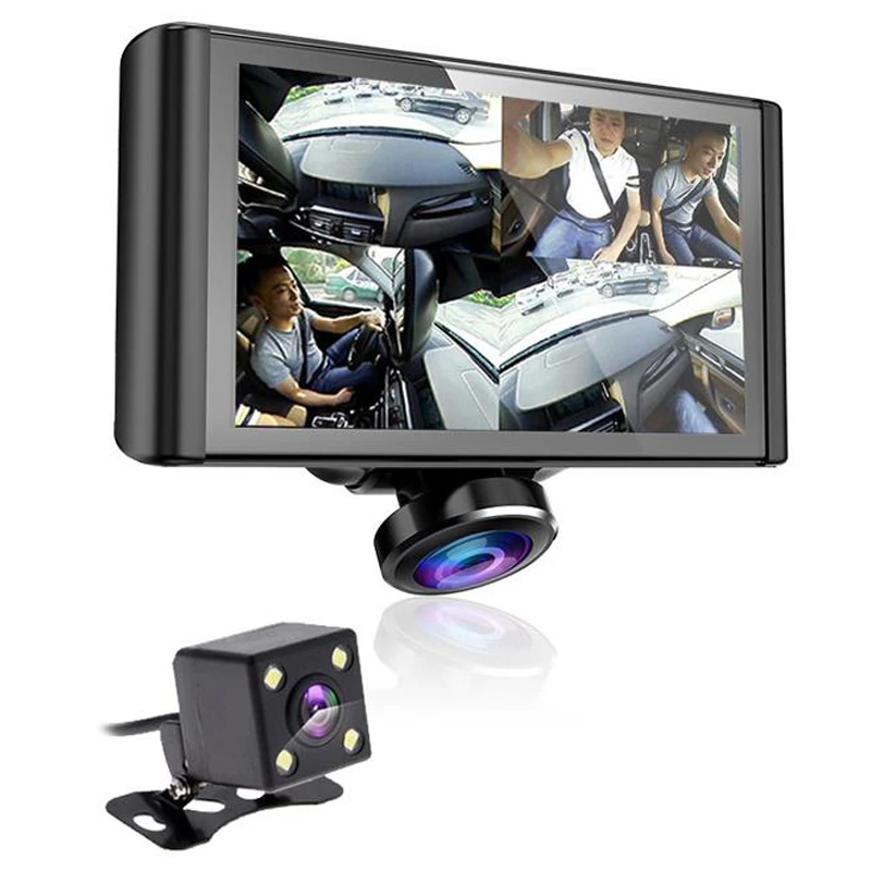 maximize Treatment Less Cumpara 5.0 inch DVR Auto cu 2 Camere Obiectiv Dash Camera Dual Lens GPS  Retrovizoare cu Camera Video Recorder Auto Registrator Dvr-uri Dash Cam <  Masina Supraveghere Video \ Sparkauf.ro